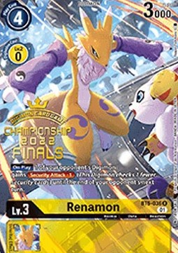 Renamon (BT5-036) - Championship 2022 Promos