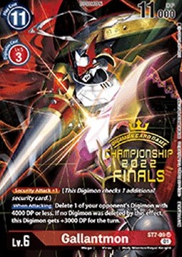 Gallantmon (ST7-09) - Championship 2022 Promos