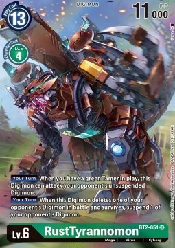 RustTyrannomon (BT2-051) - Promos: Dimensional Phase