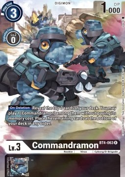 Commandramon (BT4-063) - Promos: Dimensional Phase