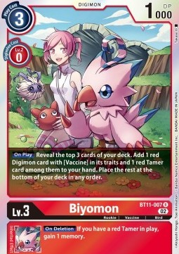 Biyomon (BT11-007) - Dimensional Phase