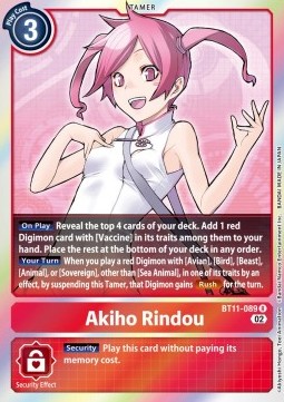 Akiho Rindou (BT11-089) (V.1) - Dimensional Phase