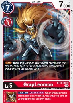 GrapLeomon (BT11-014) (V.1) - Dimensional Phase
