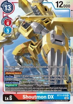 Shoutmon DX (BT11-018) - Dimensional Phase
