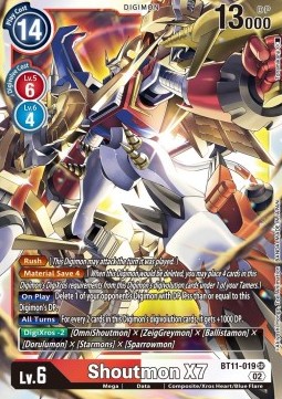 Shoutmon X7 (BT11-019) (V.1) - Dimensional Phase
