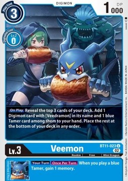 Veemon (BT11-023) (V.1) - Dimensional Phase