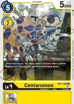 Centarumon (BT11-039) (V.1) - Dimensional Phase