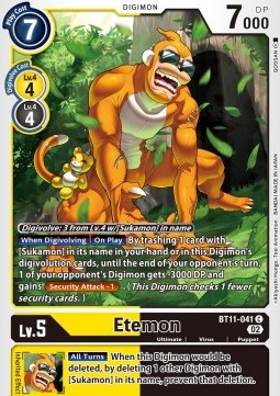 Etemon (BT11-041) (V.1) - Dimensional Phase