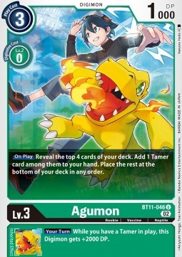 Agumon (BT11-046) (V.1) - Dimensional Phase