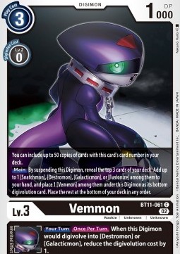 Vemmon (BT11-061) (V.1) - Dimensional Phase