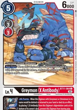 Greymon (X Antibody) (BT11-064) (V.1) - Dimensional Phase