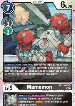 Mamemon (BT11-068) - Dimensional Phase