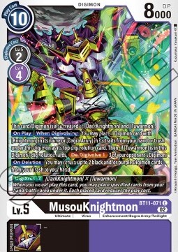 MusouKnightmon (BT11-071) (V.1) - Dimensional Phase