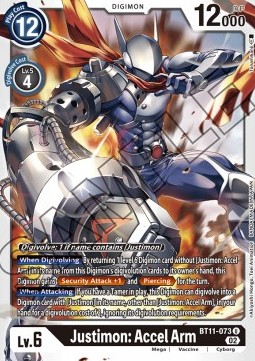 Justimon: Accel Arm (BT11-073) (V.1) - Dimensional Phase