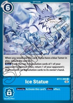 Ice Statue (BT11-099) (V.1) - Dimensional Phase