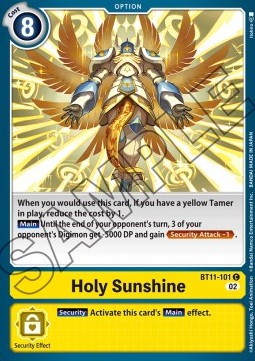 Holy Sunshine (BT11-101) (V.1) - Dimensional Phase