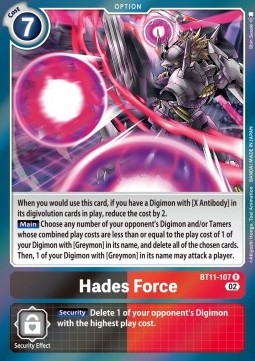 Hades Force (BT11-107) - Dimensional Phase