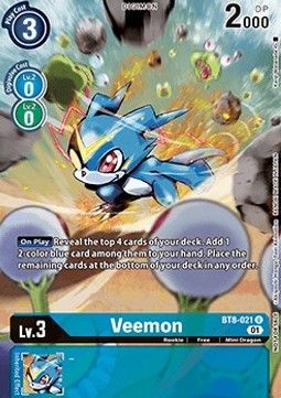 Veemon (BT8-021) - Promos: Dimensional Phase