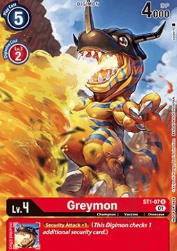 Greymon (ST1-07) - Promos: Dimensional Phase
