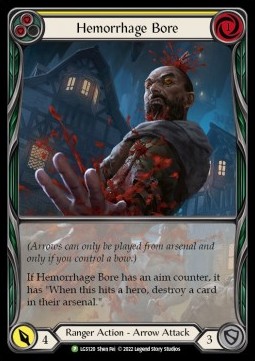 Hemorrhage Bore (Yellow) (Extended Art Rainbow Foil) - LGS Promos