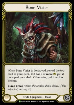 Bone Vizier (Cold Foil Golden) - FAB Promos