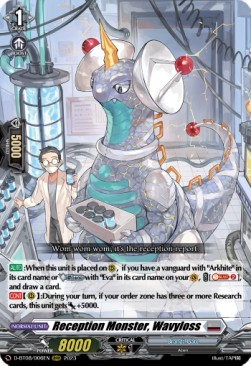 Reception Monster, Wavyloss [D Format] (V.1 - Triple Rare) - Minerva Rising