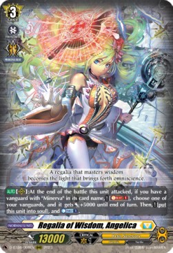 Regalia of Wisdom, Angelica [D Format] (V.1 - Triple Rare) - Minerva Rising
