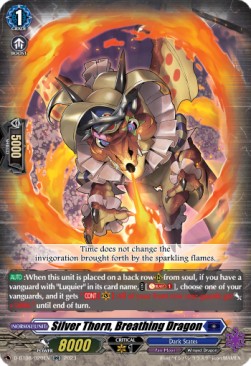 Silver Thorn, Breathing Dragon [D Format] (V.1 - Double Rare) - Minerva Rising