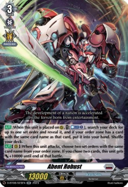 Abent Robust [D Format] (V.1 - Double Rare) - Minerva Rising
