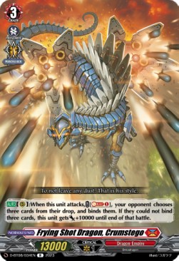 Frying Shot Dragon, Crumstego [D Format] (V.1 - Rare) - Minerva Rising