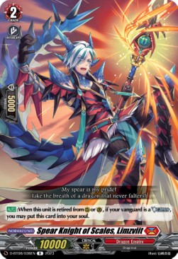 Spear Knight of Scales, Limzviit [D Format] (V.1 - Rare) - Minerva Rising