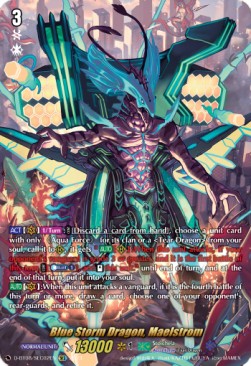 Blue Storm Dragon, Maelstrom [D Format] (V.3 - Secret Rare) - Minerva Rising