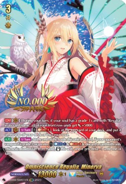 Omniscience Regalia, Minerva [D Format] (V.3 - Secret Rare) - Minerva Rising