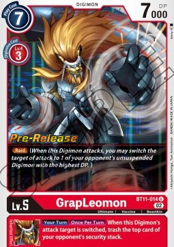 GrapLeomon (BT11-014) - Promos: Dimensional Phase