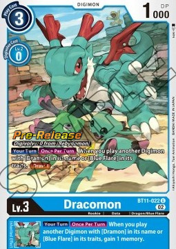 Dracomon (BT11-022) - Promos: Dimensional Phase