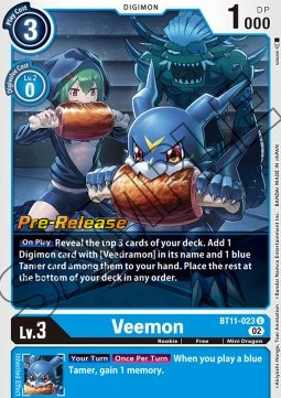 Veemon (BT11-023) - Promos: Dimensional Phase