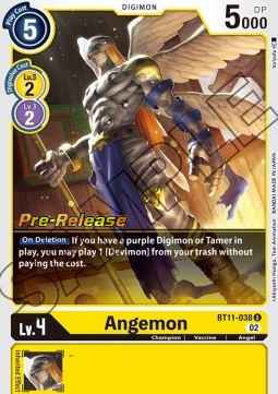 Angemon (BT11-038) - Promos: Dimensional Phase