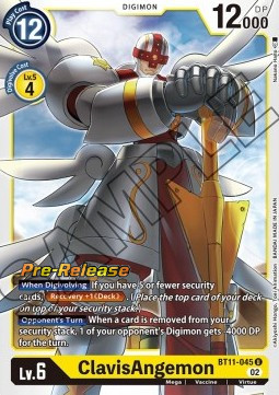 ClavisAngemon (BT11-045) - Promos: Dimensional Phase