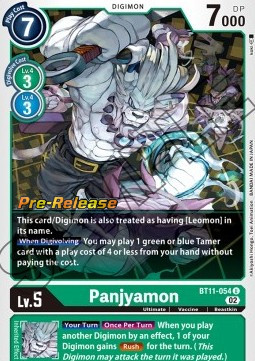 Panjyamon (BT11-054) - Promos: Dimensional Phase
