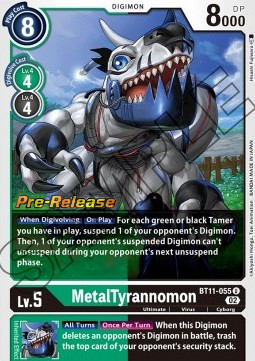 MetalTyrannomon (BT11-055) - Promos: Dimensional Phase