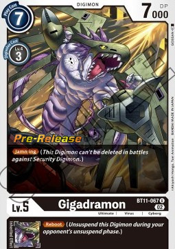 Gigadramon (BT11-067) - Promos: Dimensional Phase