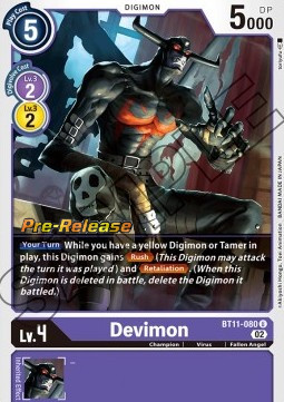 Devimon (BT11-080) - Promos: Dimensional Phase