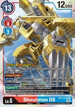 Shoutmon DX (BT11-018) - Promos: Dimensional Phase