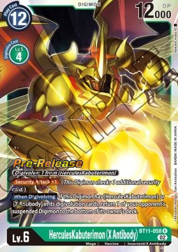 HerculesKabuterimon (X Antibody) (BT11-058) - Promos: Dimensional Phase