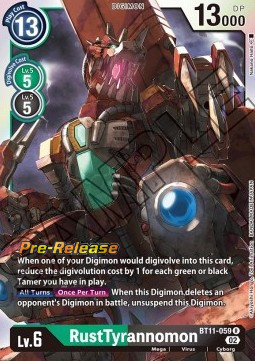 RustTyrannomon (BT11-059) - Promos: Dimensional Phase