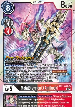 MetalGreymon (X Antibody) (BT11-069) - Promos: Dimensional Phase