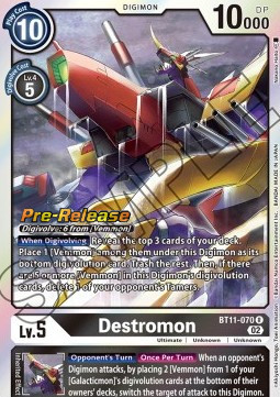 Destromon (BT11-070) - Promos: Dimensional Phase