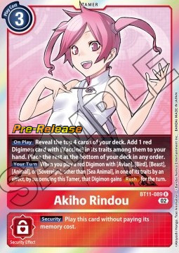 Akiho Rindou (BT11-089) - Promos: Dimensional Phase