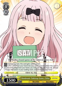 Handmade Tabletop Game, Chika (V.1 - Uncommon) - Kaguya-sama: Love Is War? (II)
