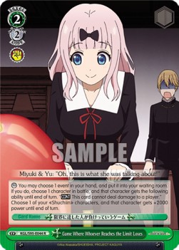 Game Where Whoever Reaches the Limit Loses - Kaguya-sama: Love Is War? (II)